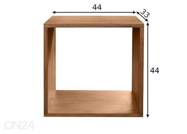 Seinähylly mitat