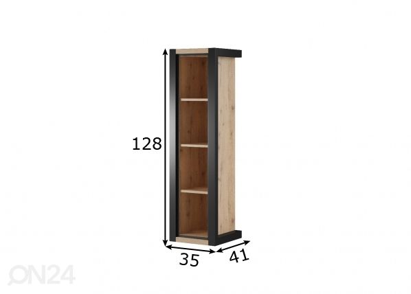 Seinähylly 35 cm mitat