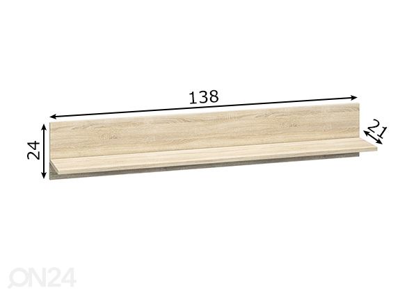Seinähylly mitat