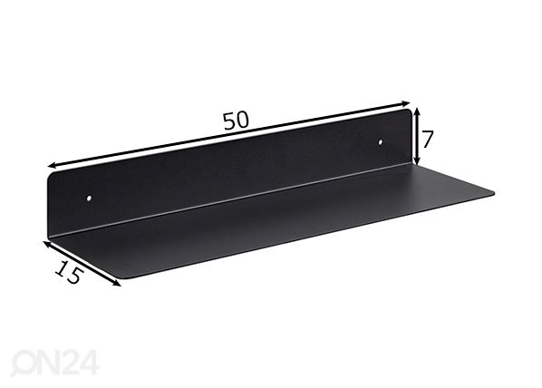 Seinähylly 50 cm mitat
