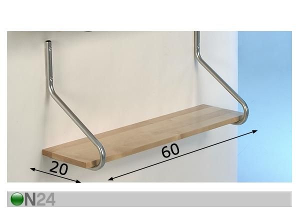 Seinähylly 60 cm mitat