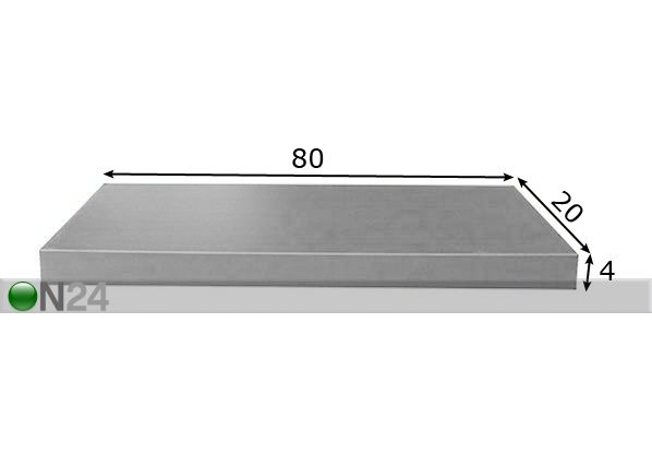 Seinähylly 80 cm mitat