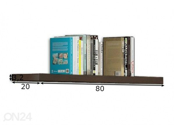 Seinähylly 80 cm mitat
