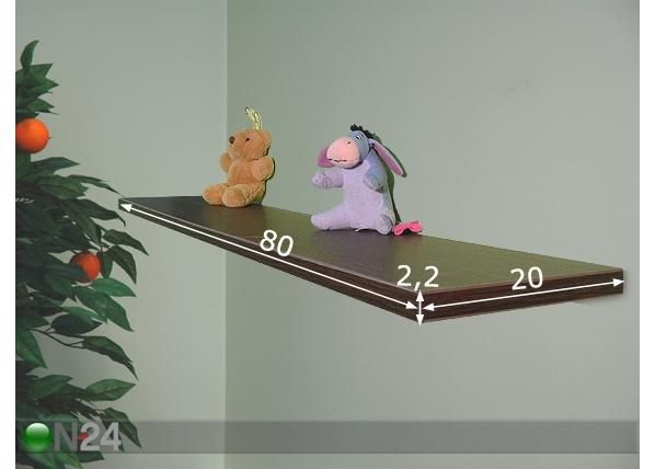 Seinähylly 80 cm mitat