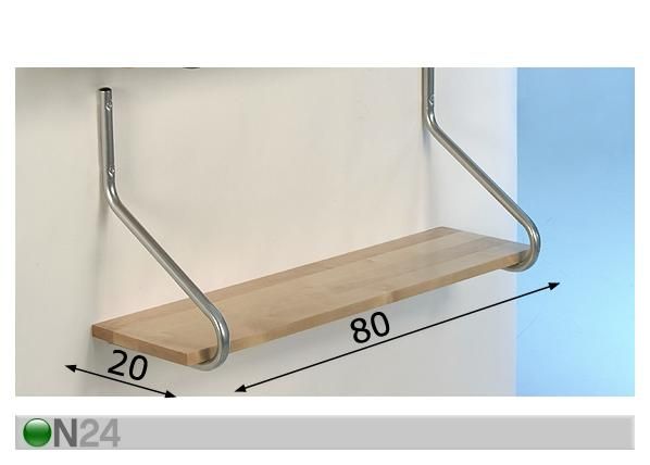 Seinähylly 80 cm mitat