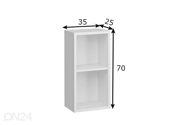 Seinähylly Blox 15 mitat