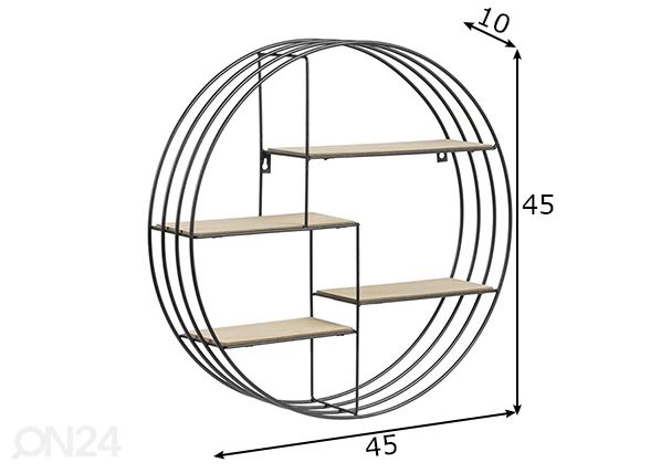 Seinähylly Darkenberg Ø 45 cm mitat