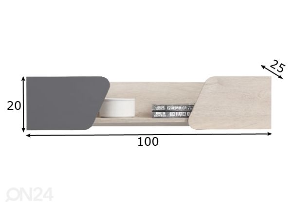 Seinähylly DL12 mitat
