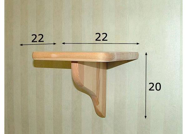 Seinähylly JOLA 22 cm mitat