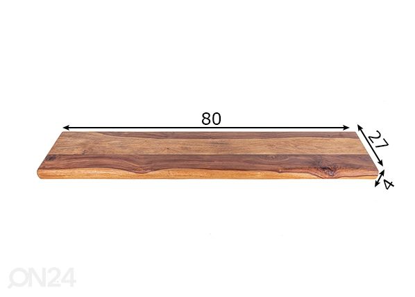 Seinähylly Mammut 80 cm mitat