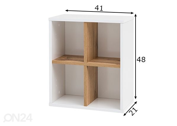 Seinähylly Padua mitat