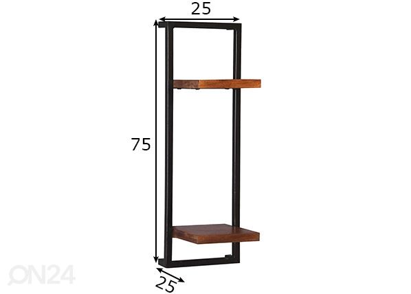 Seinähylly Panama mitat