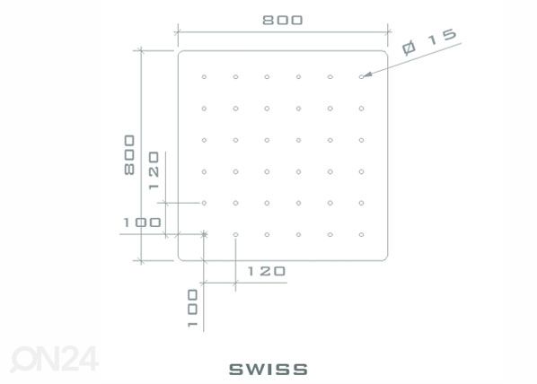 Seinähylly PULK 8 SWISS mitat