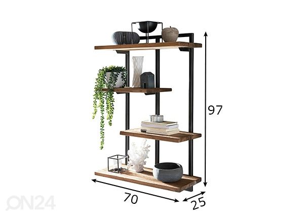 Seinähylly Romantic mitat