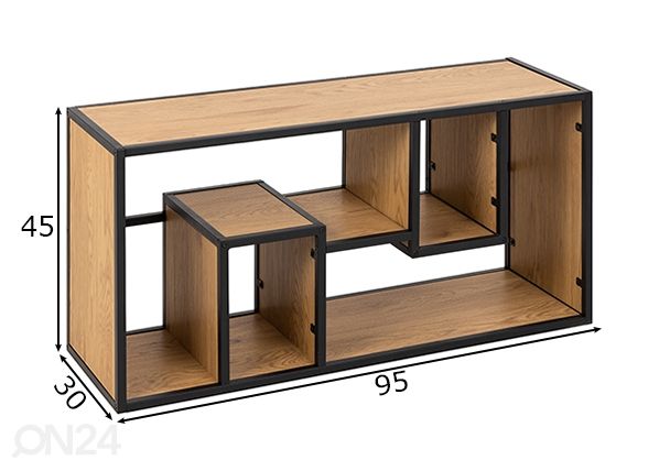 Seinähylly Seaford mitat