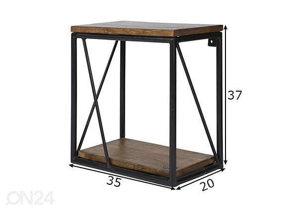 Seinähylly Tom Tailor mitat