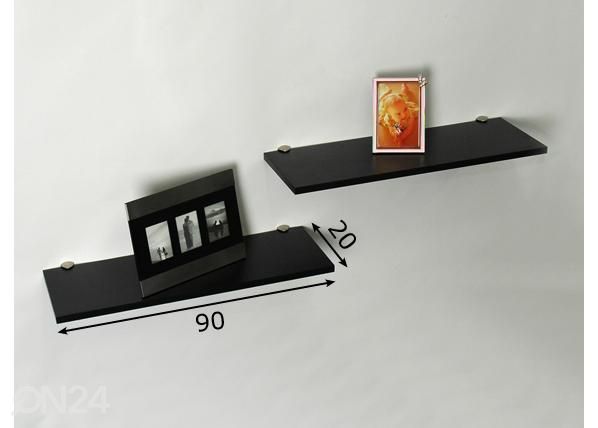 Seinähyllyt 90 cm mitat