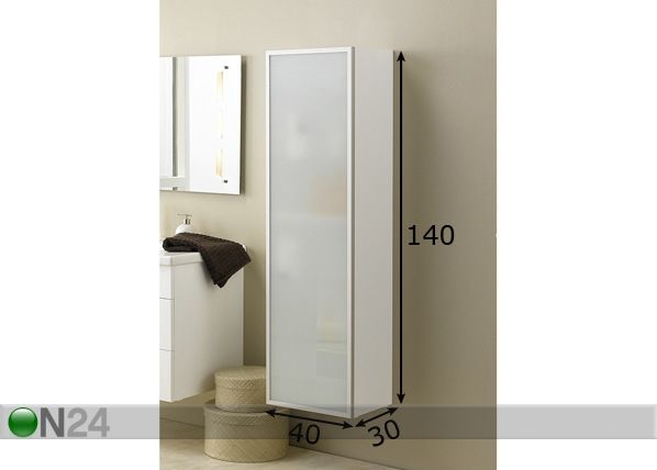 Seinäkaappi UNI 40 mitat