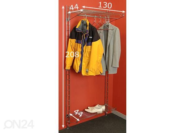 Seinänaulakko 130 cm mitat