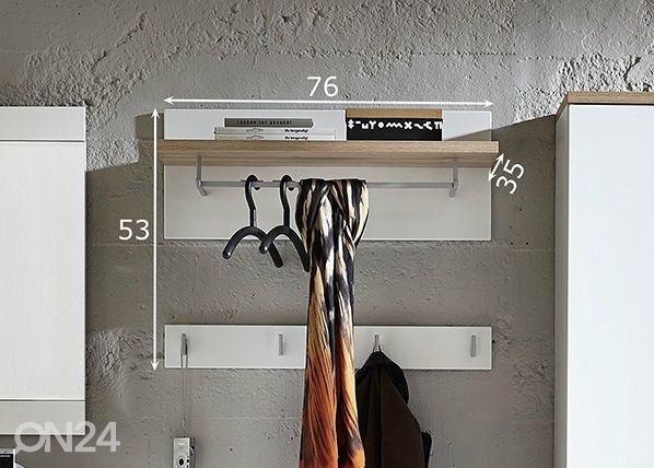 Seinänaulakkoryhmä Oslo mitat