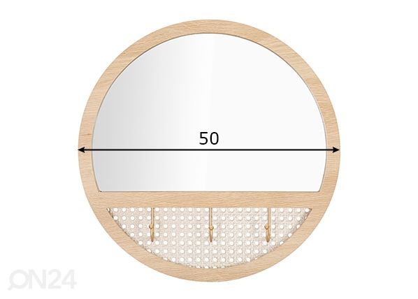 Seinäpeili Fuji mitat