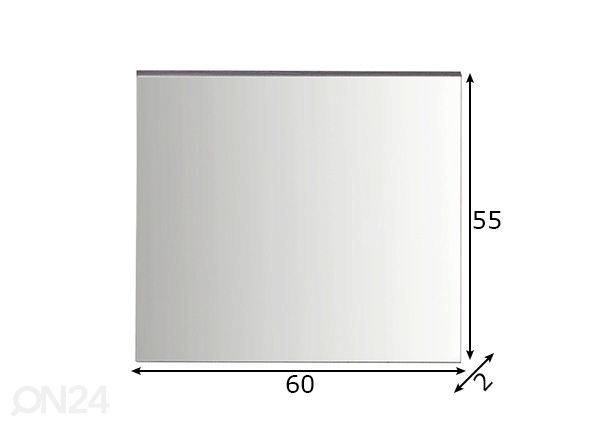 Seinäpeili Set-one mitat