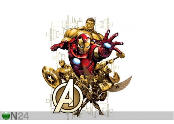 Seinätarra AVENGERS 2, 65x85 cm