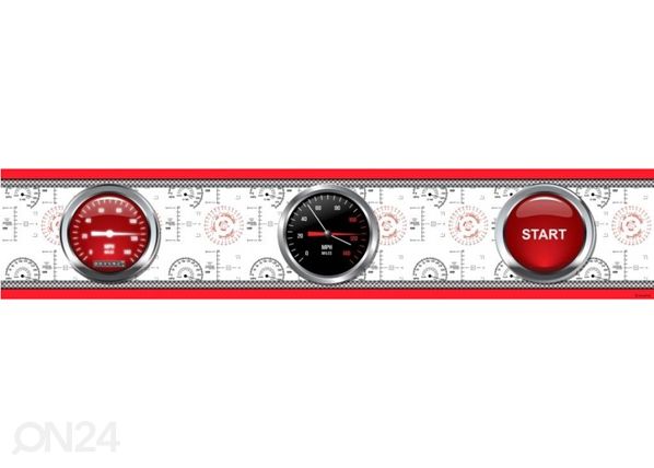 Seinätarra CARS RED RACE 5 m
