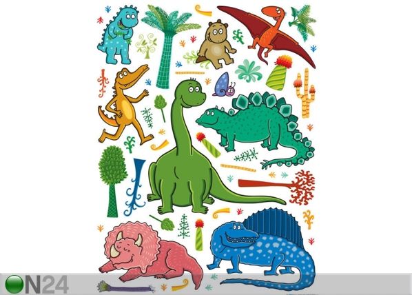 Seinätarra DINOSAUR 2, 65x85 cm