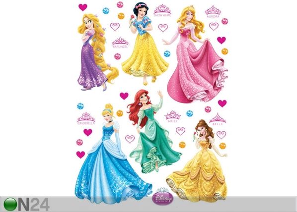 Seinätarra DISNEY PRINCESS 2, 65x85 cm