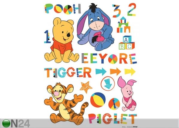 Seinätarra DISNEY WINNIE THE POOH AND FRIENDS 65x85 cm