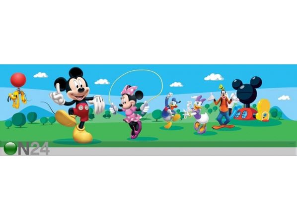 Seinätarra MICKEY MOUSE CLUB HOUSE 10x500 cm