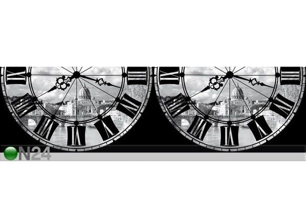 Seinätarra Roma with Clock 14x500 cm
