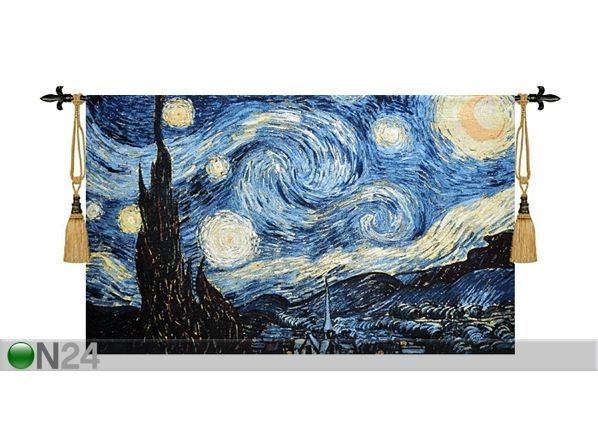 Seinävaate GOBELIINI VAN GOGH STARRY NIGHT 140x86 cm