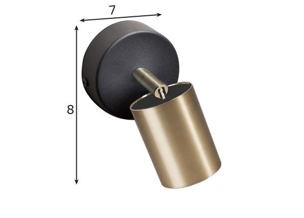 Seinävalaisin mitat
