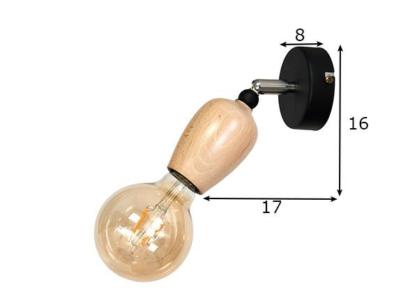 Seinävalaisin ALF II mitat