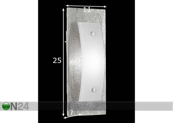 Seinävalaisin Bondy LED mitat