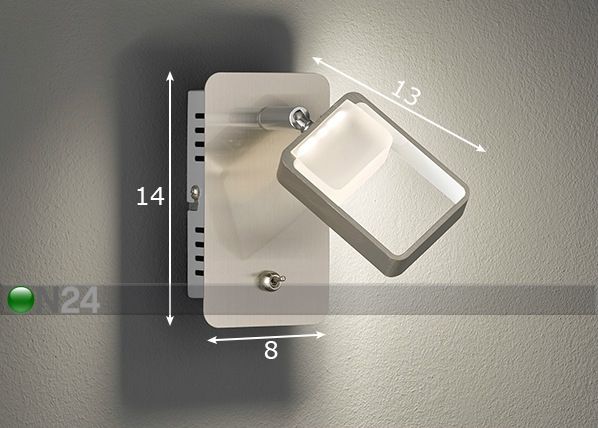 Seinävalaisin Border LED mitat