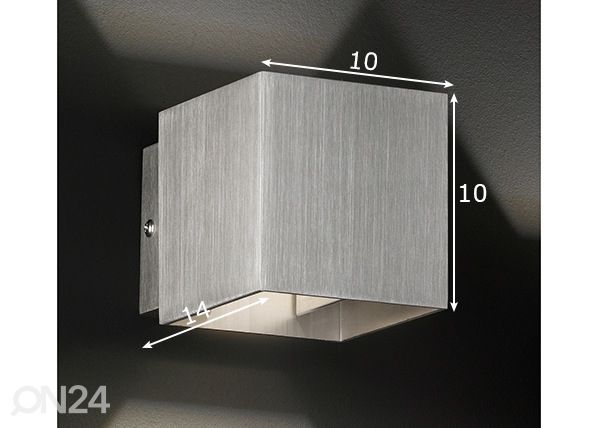 Seinävalaisin Box LED mitat
