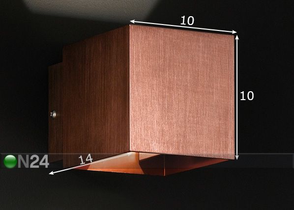 Seinävalaisin Box LED mitat