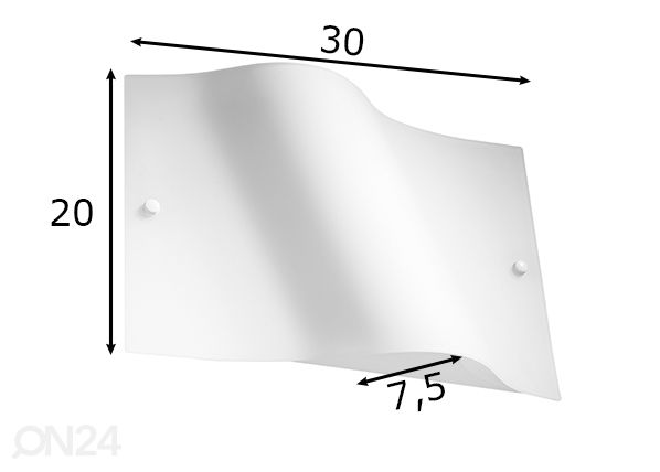 Seinävalaisin Bubble mitat