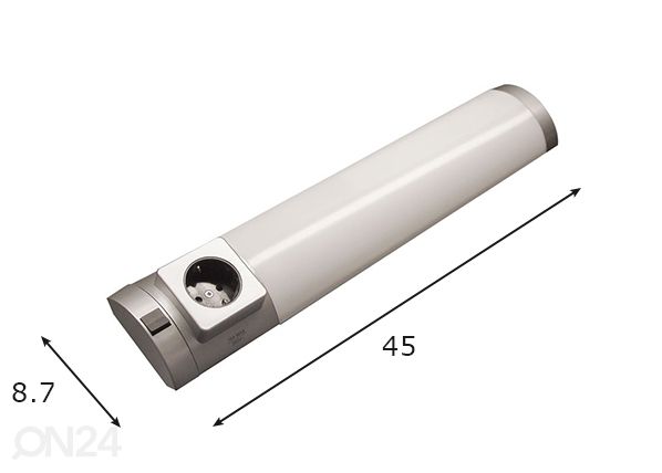 Seinävalaisin Cabinet LED 45 mitat