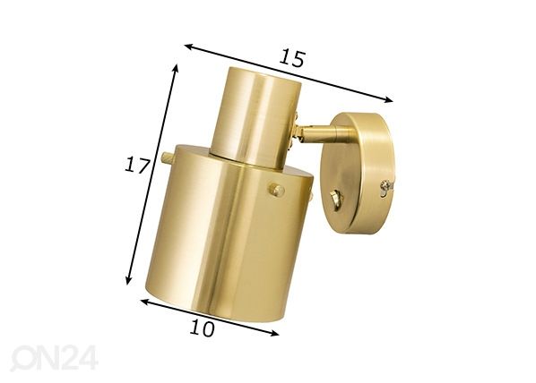 Seinävalaisin Clark mitat
