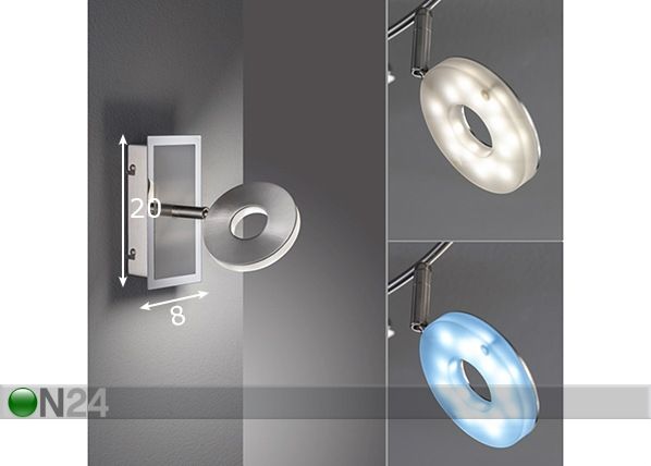 Seinävalaisin Dent LED mitat