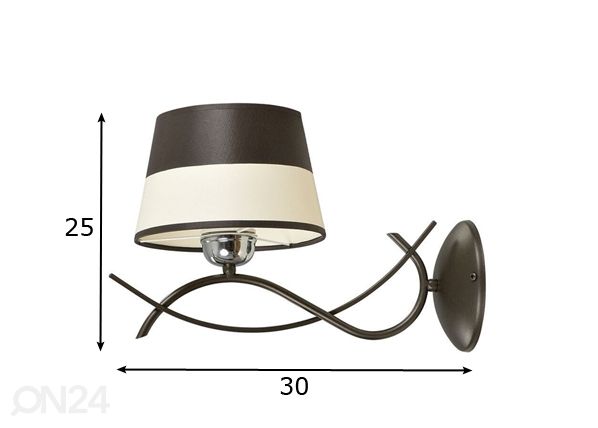Seinävalaisin Divera mitat