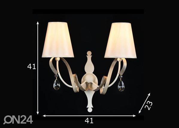 Seinävalaisin ELEGANT INTRECCIO mitat