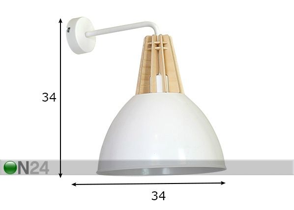 Seinävalaisin FASAN mitat