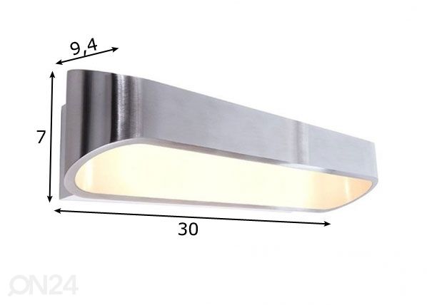 Seinävalaisin GRAND ELEVATO LED mitat