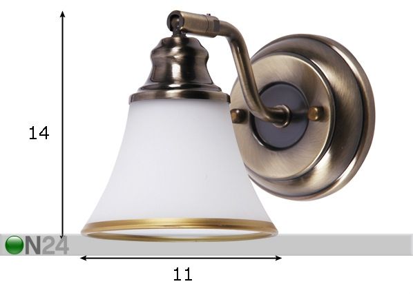 Seinävalaisin Grando mitat