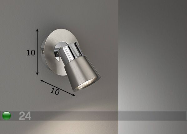 Seinävalaisin Ike mitat